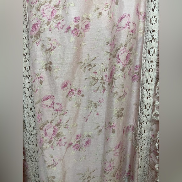 NWT Magnolia Pearl Cotton Silk Floral Anna Cecillie Slip - Picture 6 of 10